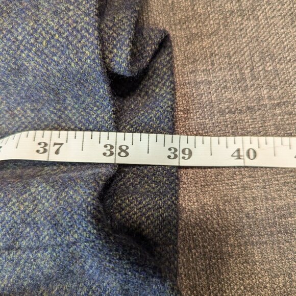 Vintage Handwoven Irish Tweed Maxi Pleated Skirt - Picture 10 of 11